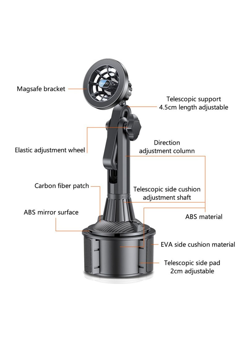 Yesido Car Cup Holder Mount MagSafe Phone Stand