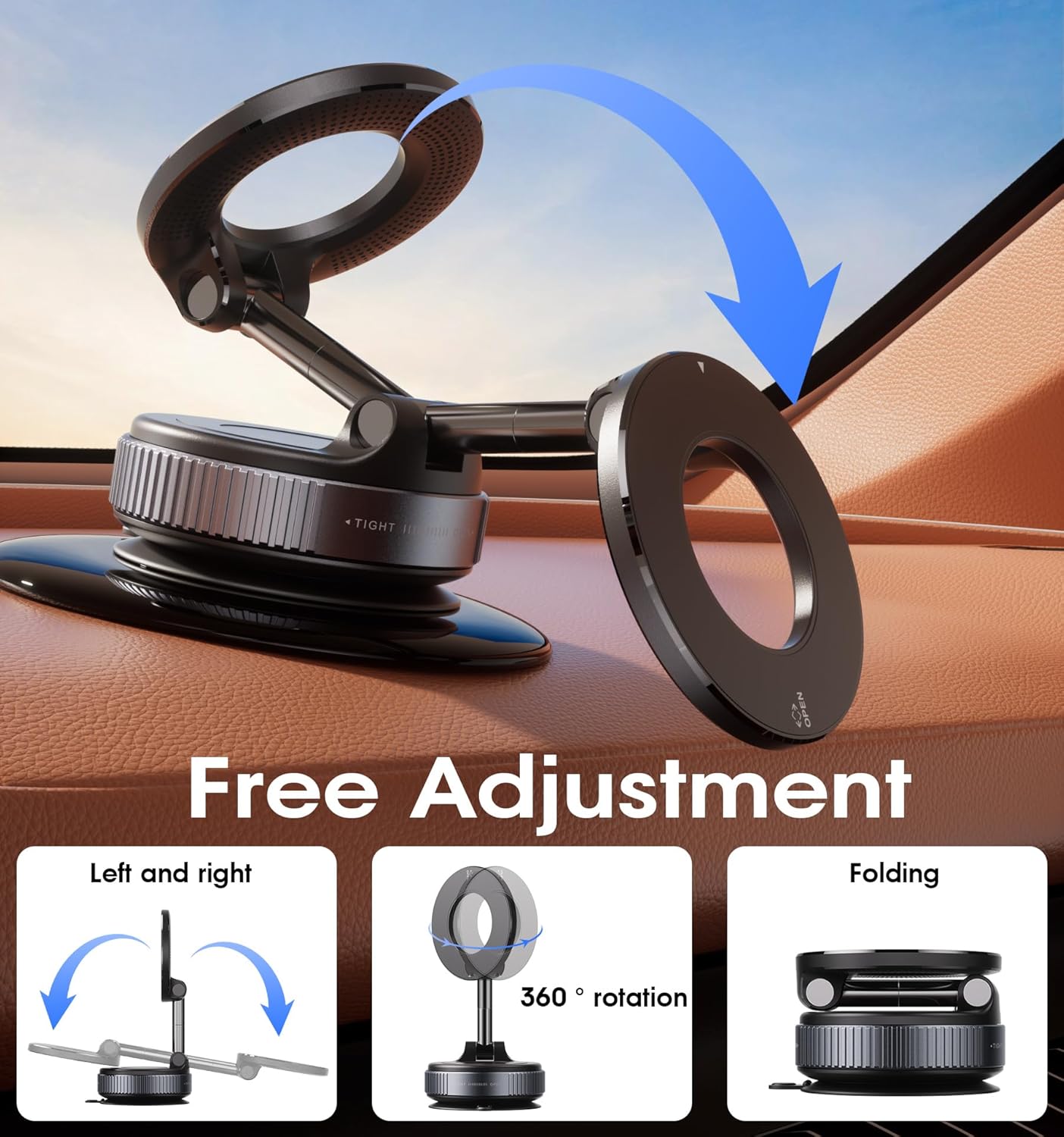 Vacuum MagSafe Phone Holder