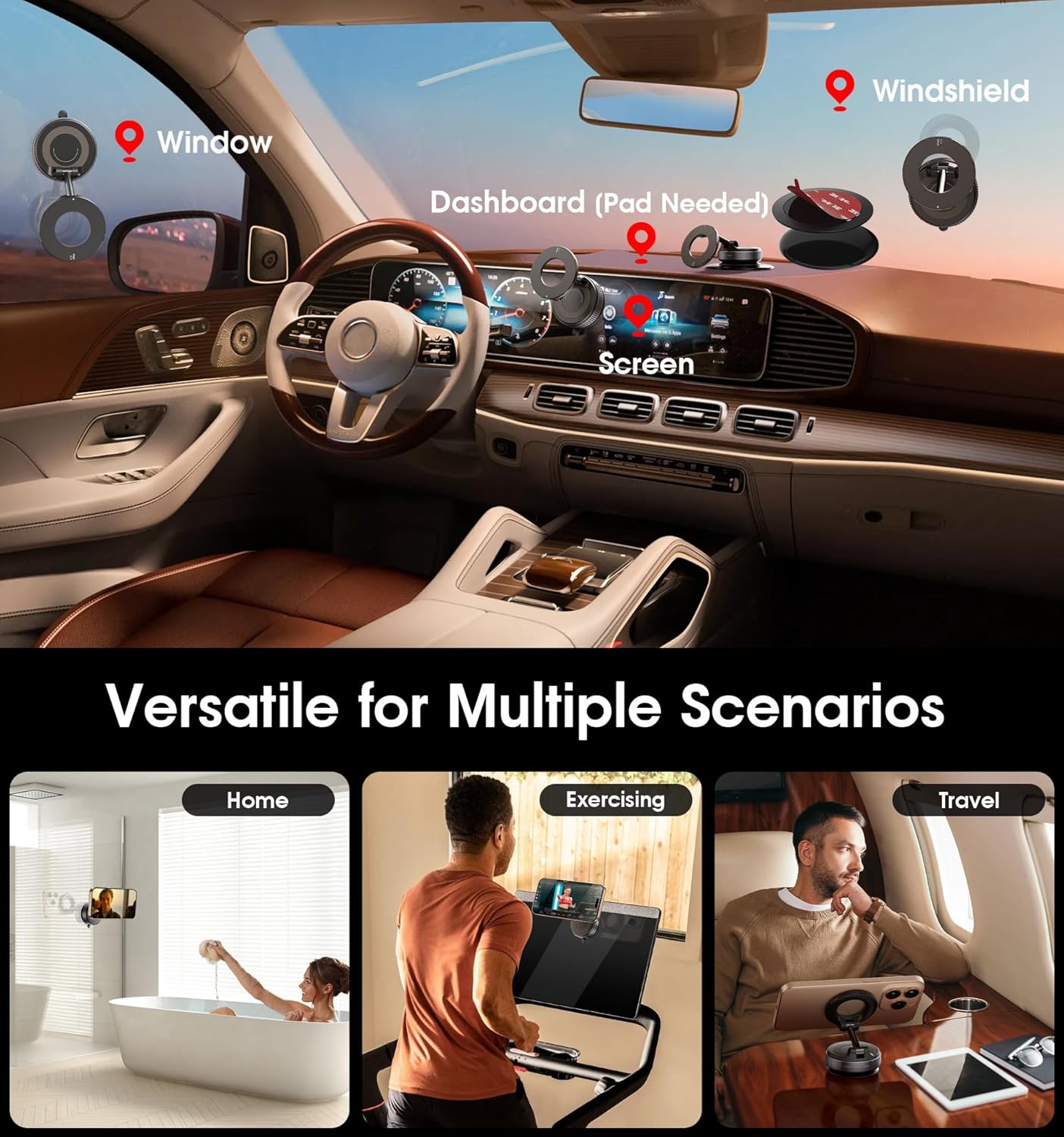 Vacuum MagSafe Phone Holder
