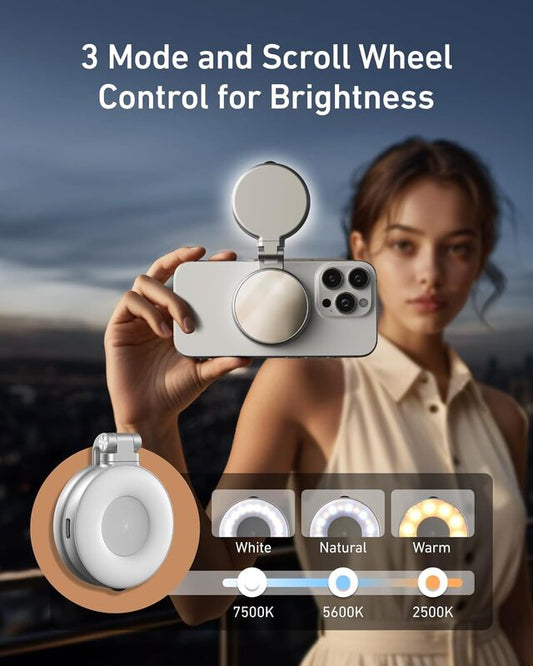 TELESIN Magnetic Light with Mirror