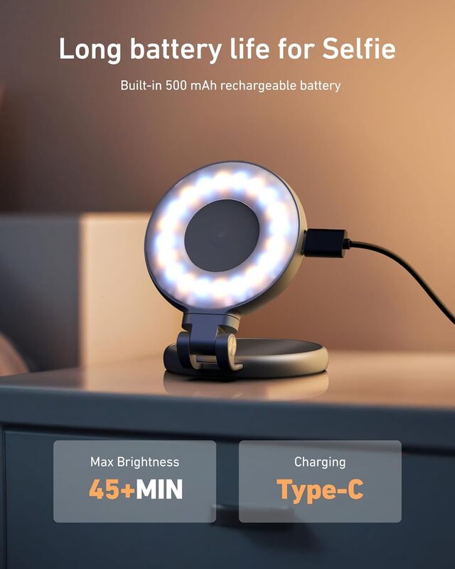 TELESIN Magnetic Light with Mirror