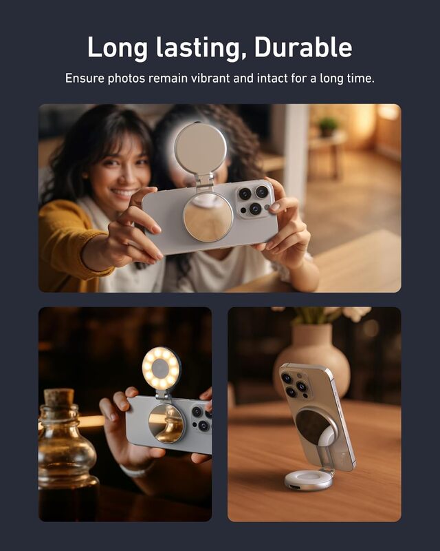 TELESIN Magnetic Light with Mirror