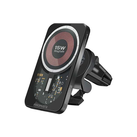 Promate LucidMount 15W MagSafe Car Charger - My Store
