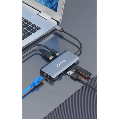 Vidvie 6-IN-1 HUB Docking Station HSB01