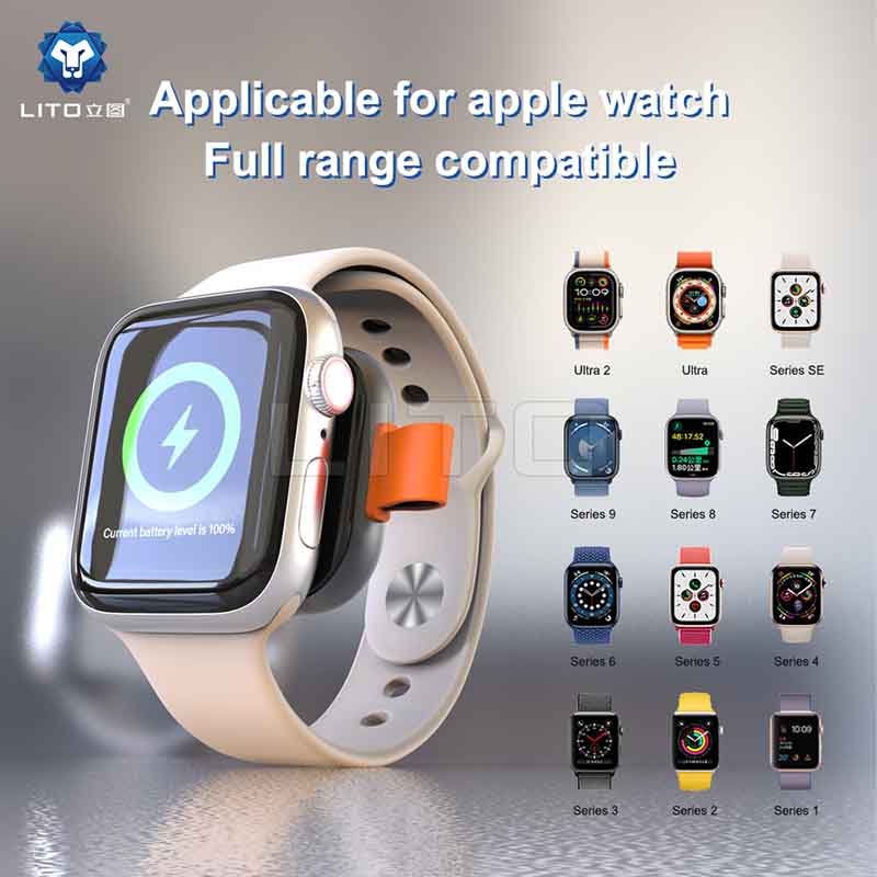 LITO Magnetic Wireless Watch Charger for Apple Watch