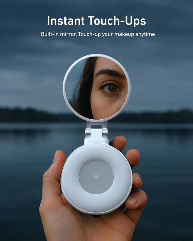 TELESIN Magnetic Light with Mirror